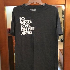To Write Love On Her Arms t-shirt